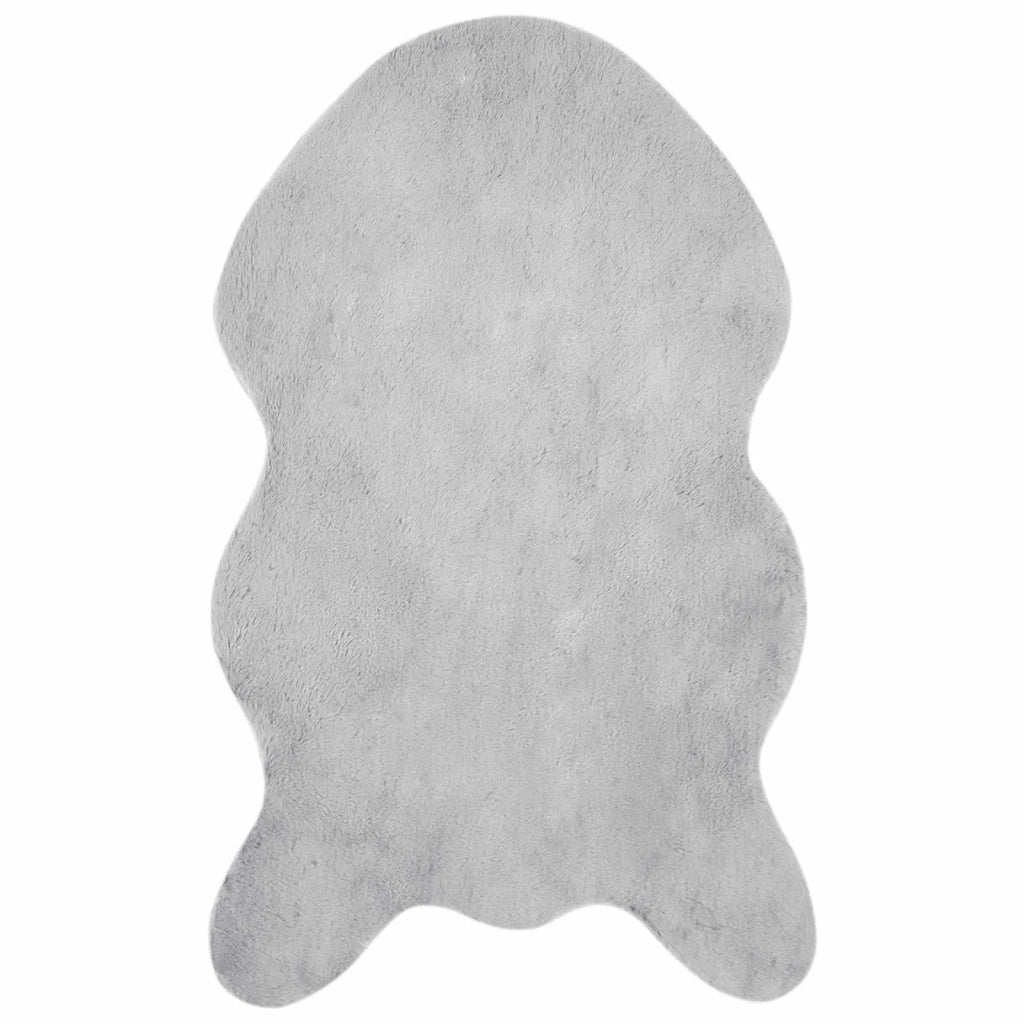 Tappeto antiscivolo in sintetica di coniglio OLITE Grigio 42021694