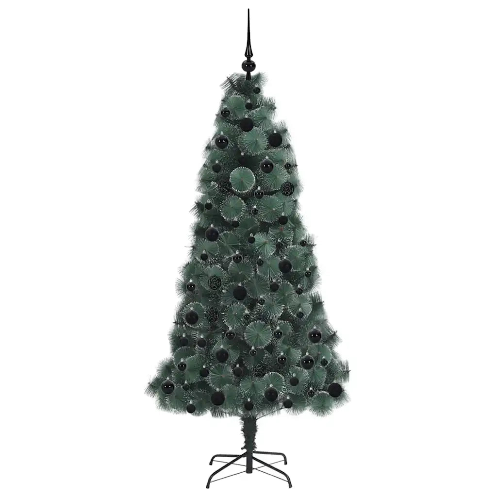 Albero di Natale | Decorazioni natalizie artificiale pre-illuminato con set di palline