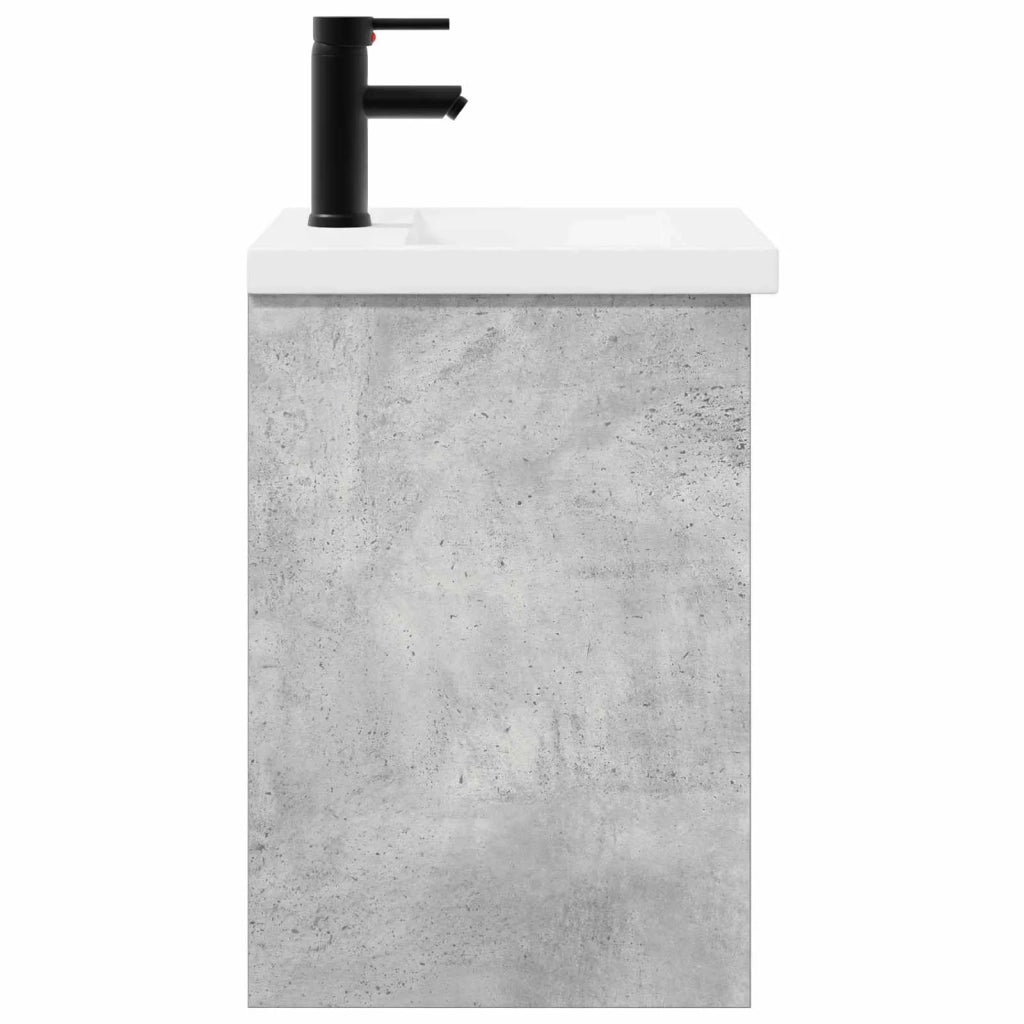Mobile bagno con rubinetto Grigio Cemento 42 x 40 x 74,5 cm