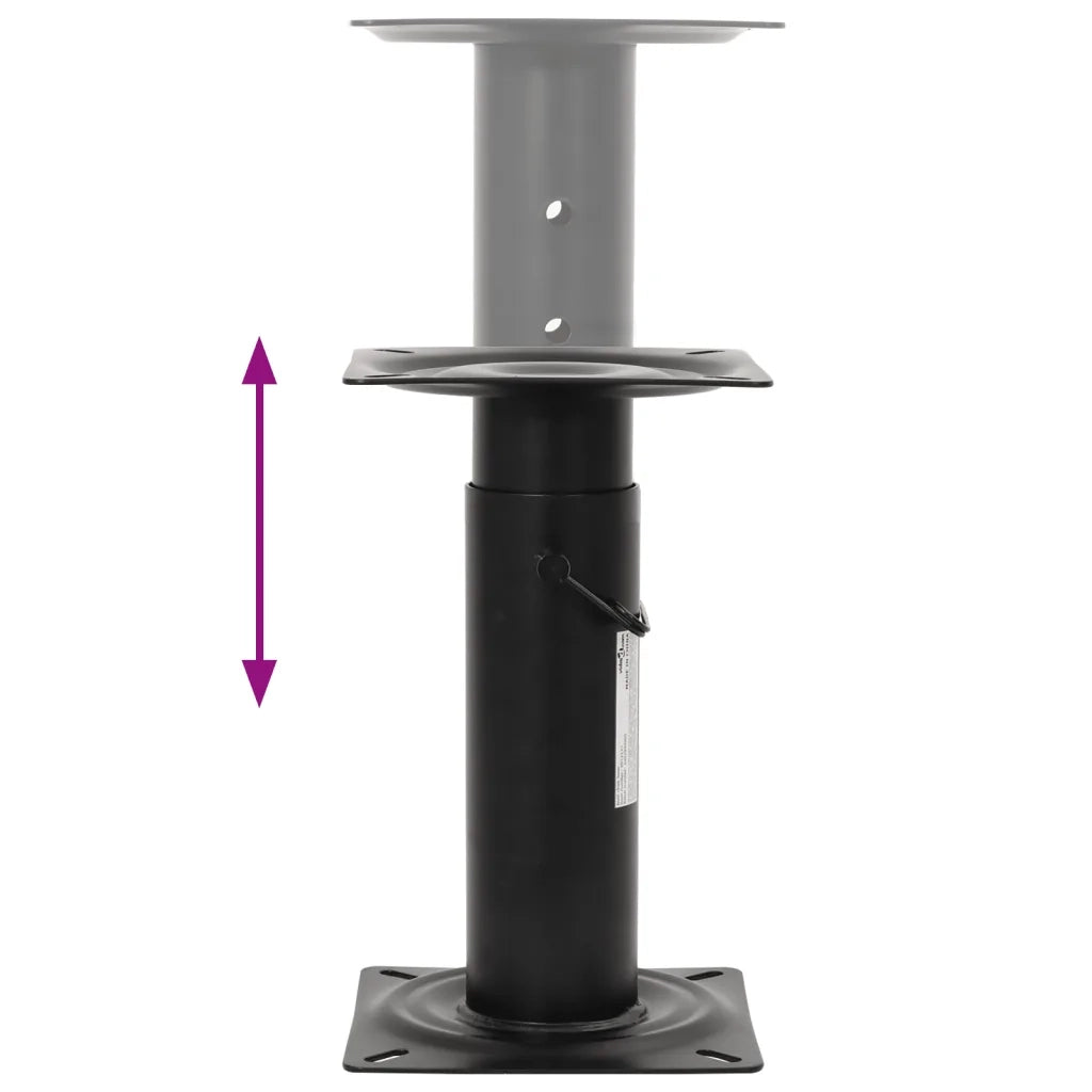 Supporto per Sedile Barca Regolabile 28-45,5 cm in Acciaio CFW7259391