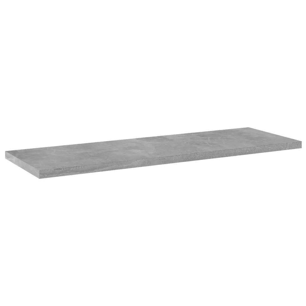 Ripiani per Libreria 4pz Grigio Cemento 60x20x1,5cm Multistrato 805226