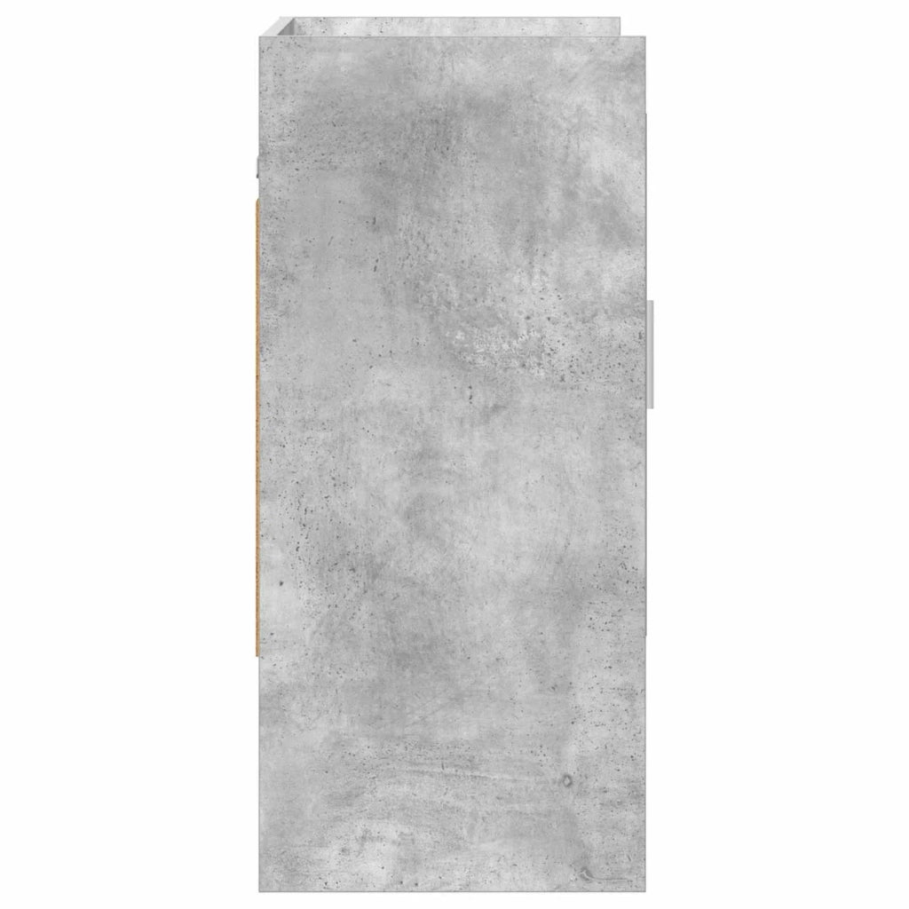 Scaffale da parete A parete Grigio Cemento 80 x 36 x 80 cm 8011374