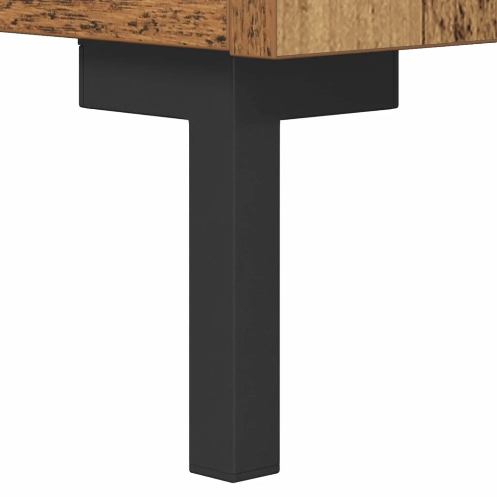 Credenza con cassetto Legno vecchio 69,5 x 34 x 90 cm