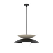 Lampada sospesa NAGOYA 1xG9 nero beige bianco Emibig