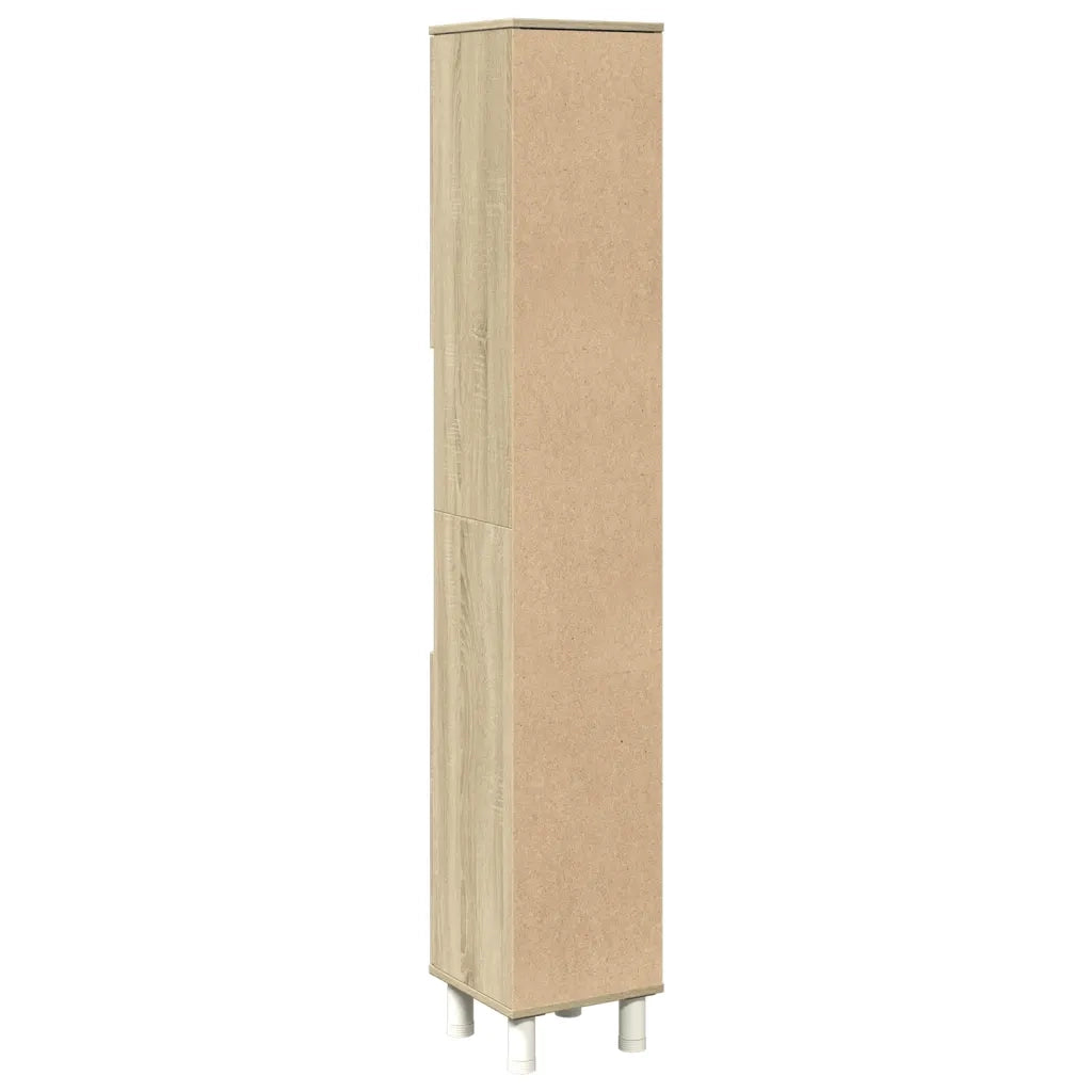 Mobile da Bagno Rovere Sonoma 30,5x30x179cm in Truciolato
