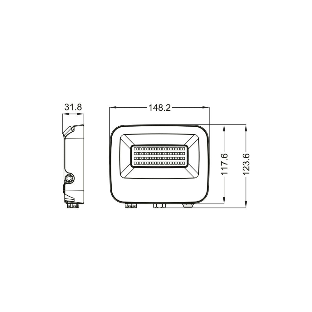 Alca power lx20-pro proiettore led da 20w a 220-240v temperatura di colore e flusso luminoso regolabile