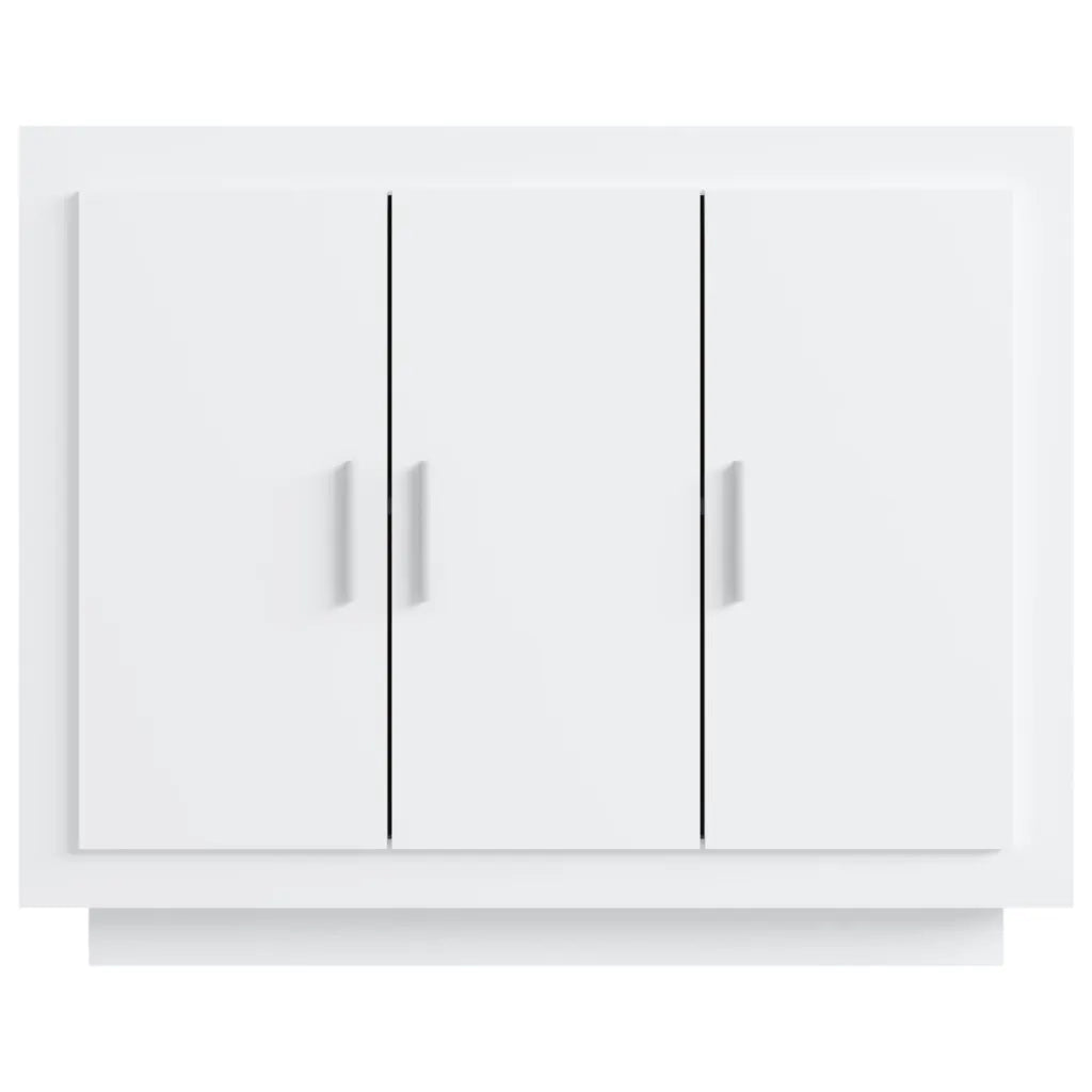 Credenza Bianca 92x35x75 cm in Legno Multistrato cod mxl 14858