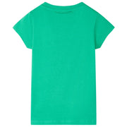 Maglietta da Bambina Verde 128 11062
