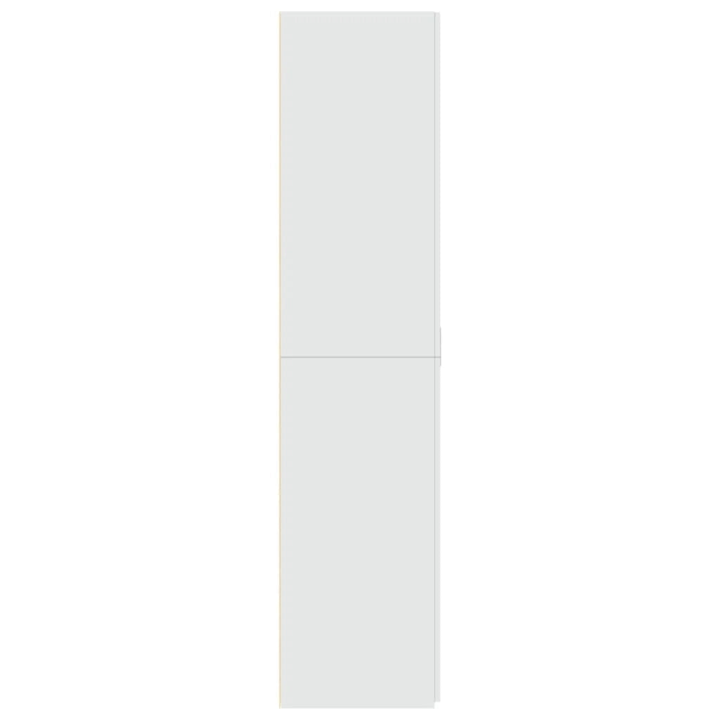 Buffet credenza cassettiera mobiletto mobile contenitore organizer cucina soggiorno salotto alto 80 x 42,5 x 185 cm legno ingegnerizzato bianco 02_0032774