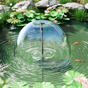 CUP-359 Pompa fontana con UVC 9W, 2000 l/h 45W, 4 giochi d'acqua, Pompa filtro laghetto