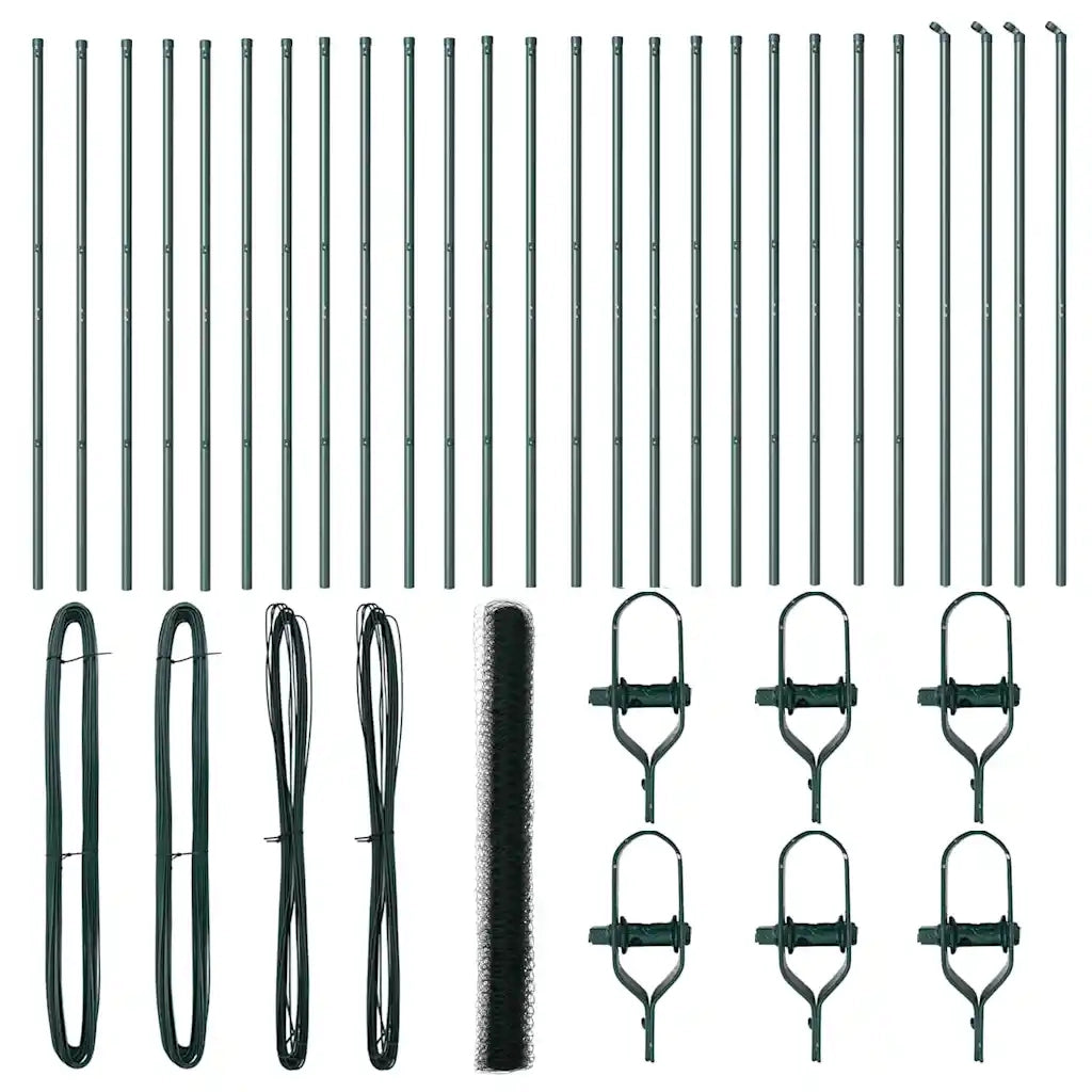 Palo della recinzione Verde 50 x 1,6 m (36 mm rete)