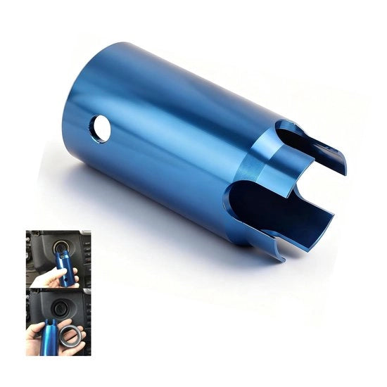 Strumento di rimozione slot di contatto - Fermo per auto - In alluminio blu - Adatto per C300 W129 W140