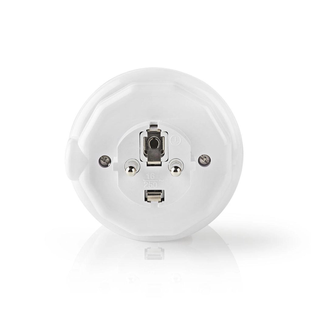 Luce notturna a LED tattile con sensore e presa di corrente 3680W Bianco Nedis