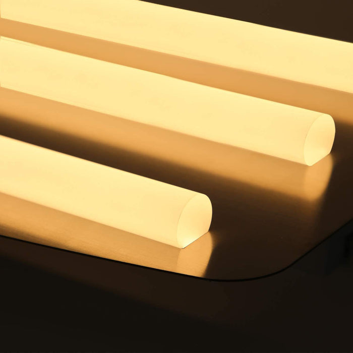 ZMH Lampada da soffitto LED nichel acrilico per interni cucina anche parete