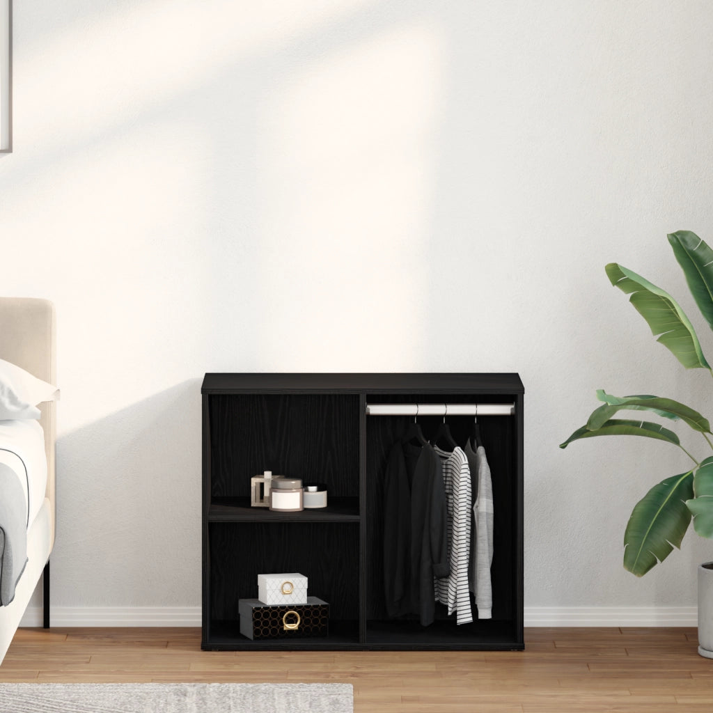 Cabinet cosmetico in rovere nero  - 80x40x65 cm