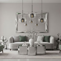 Lampada Pensile Di Vetro Nero Loft APP558-1CP 25cm