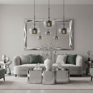 Lampada Pensile Di Vetro Nero Loft APP558-1CP 25cm