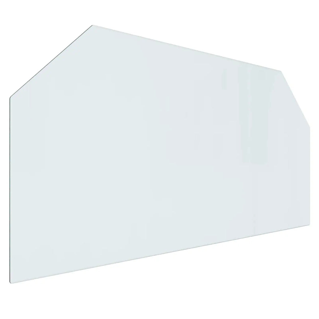 Piastra in vetro per camino Trasparente 120 x 60 cm Vetro 353873