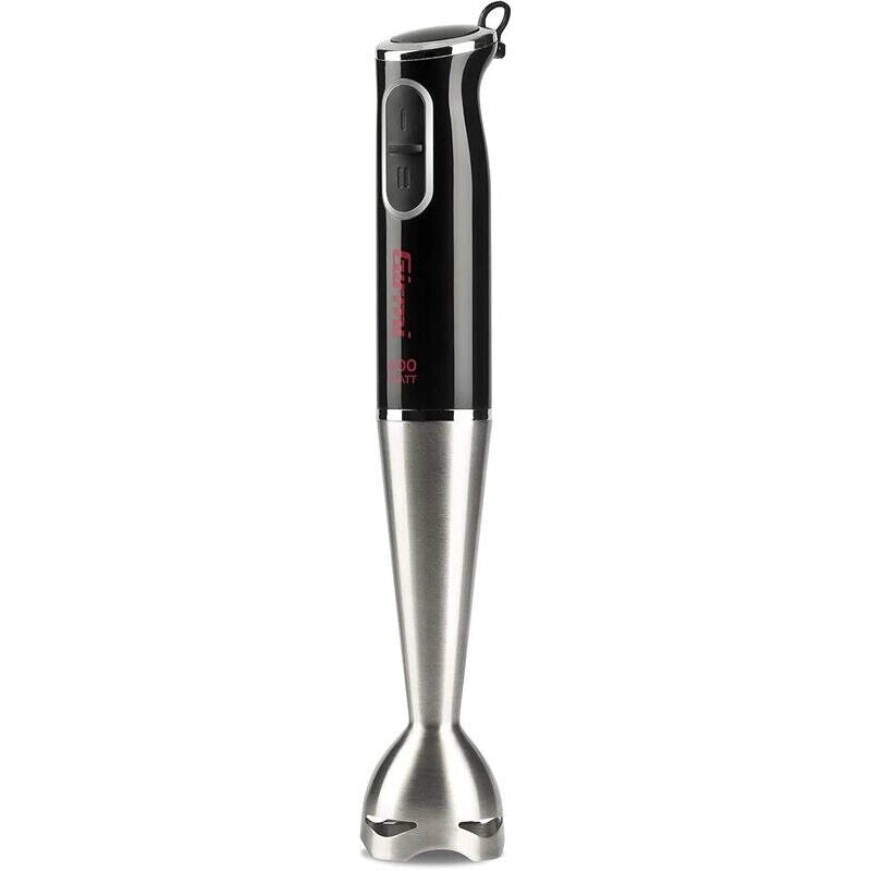 GIRMI MIXER A IMMERSIONE 400 WATT DC FUSTO E LAME 19 CM INOX NERO/ACCIAIO MX03