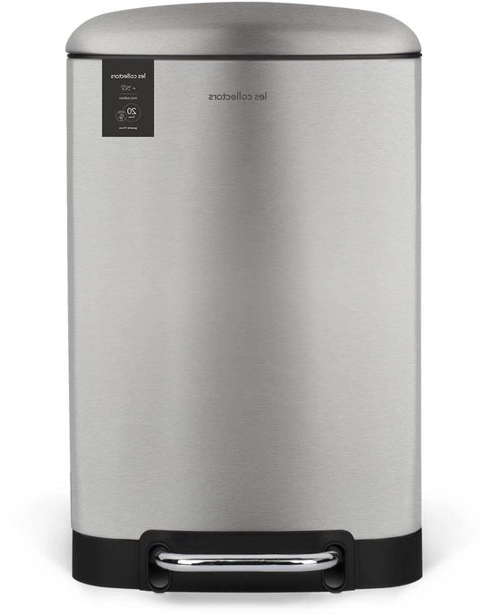 Imbuto della Spazzatura con Pedale n. 512 - Acciaio Inox, 20 L