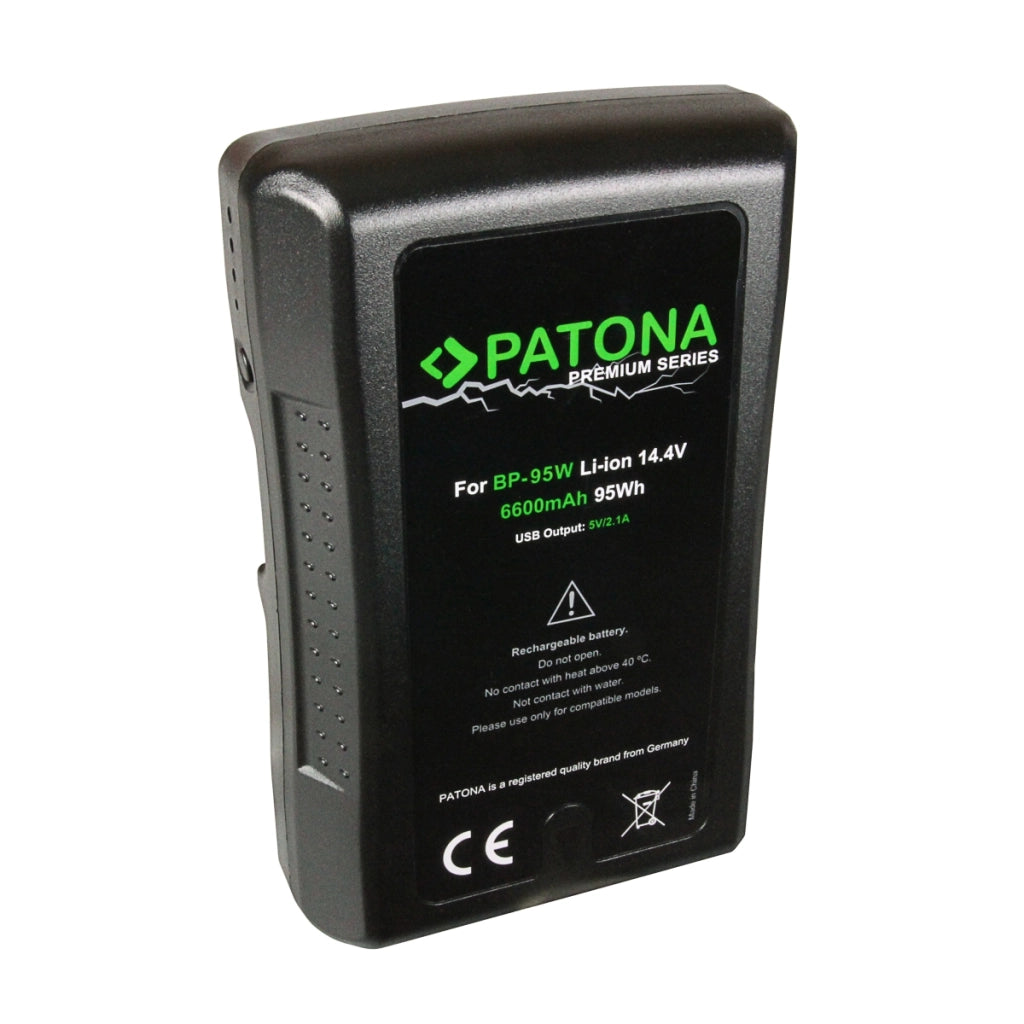Patona Batteria V-Mount 95Wh / 14,4V / 6600mAh