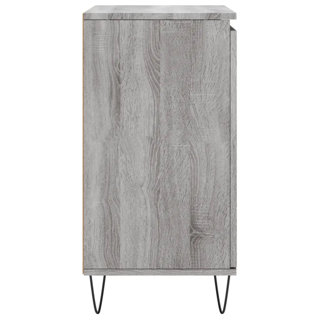 Credenza-Buffet-Armadio da cucina Grigio Sonoma 60x35x70 cm in Legno Multistrato 388852