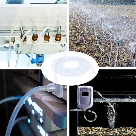 Slang di scarico per aria in silicone lunghezza 15 m diametro interno 10 mm diametro esterno 13 mm tubo silicone flessibile per trasferimento acqua aria