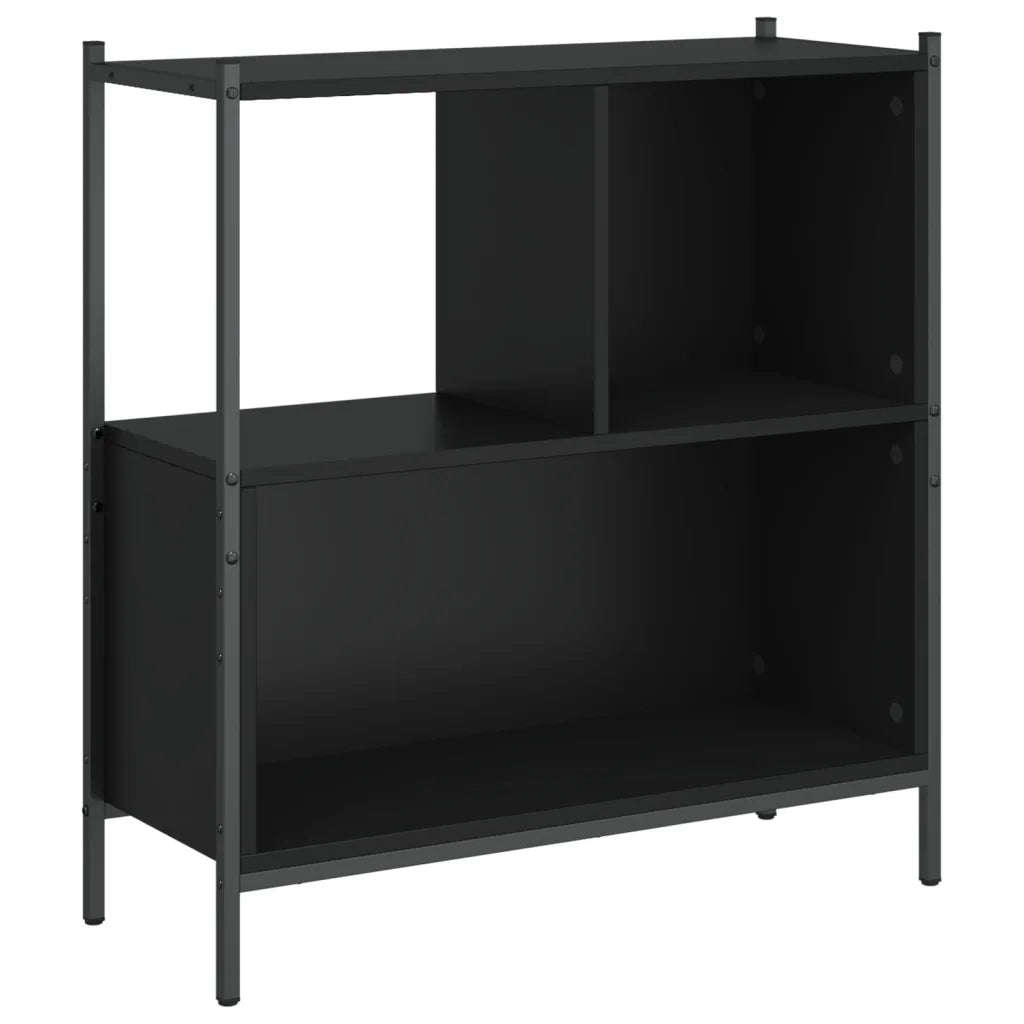 Libreria Nera 72x28x77,5 cm in Legno Multistrato 838878