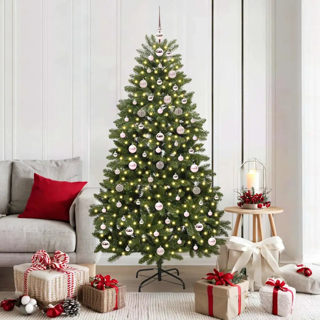 Albero di Natale artificiale Verde 180 cm PVC e Metallo