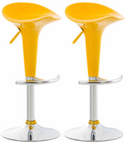 Set 2 sgabelli Saddle giallo