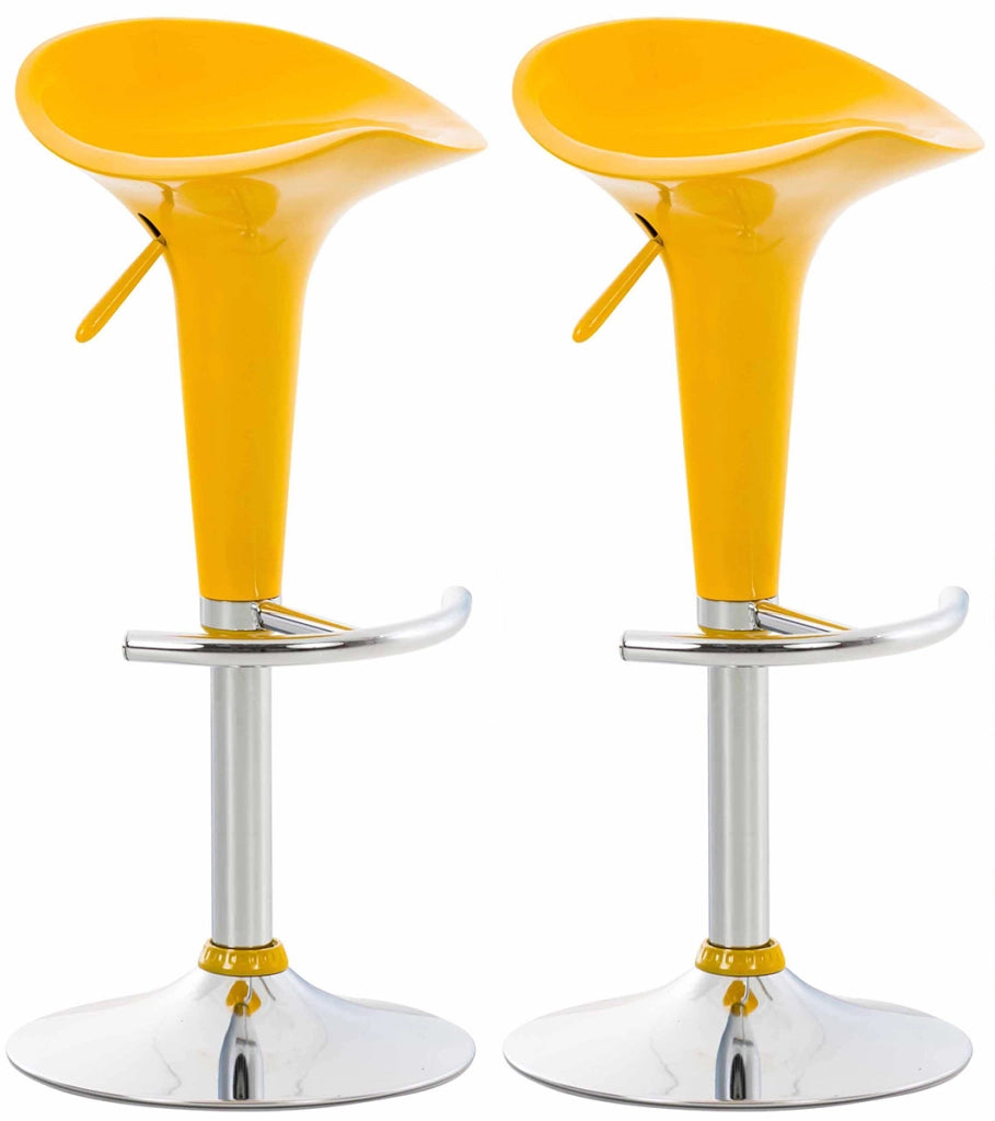 Set 2 sgabelli Saddle giallo