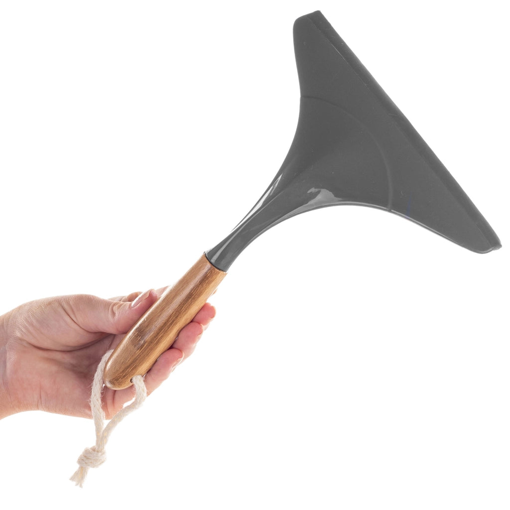 Tergivetro KADAX, detergente per specchi della doccia, detergente per vetri, grigio