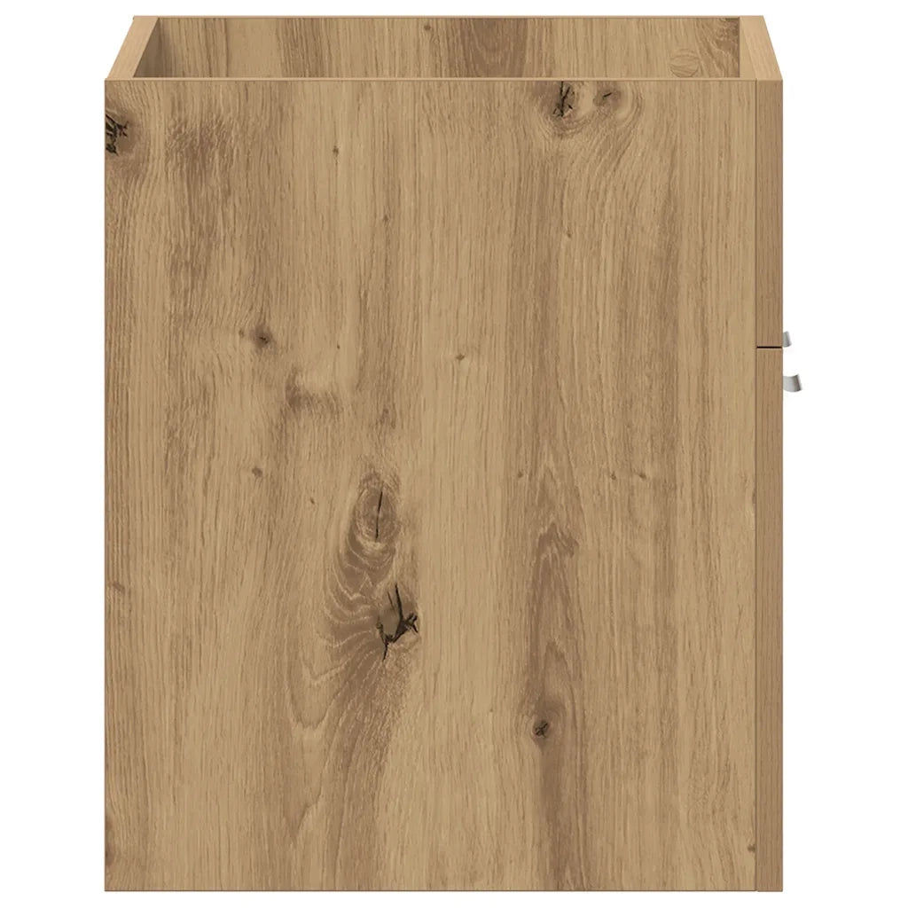 vidaXL Mobile Lavabo Bagno Rovere Artigianale 60x38,5x46 cm Truciolato
