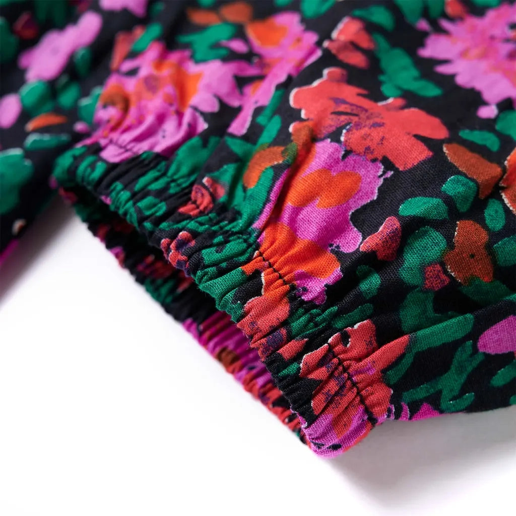 Abito da Bambina a Maniche Lunghe Fucsia 92 14474