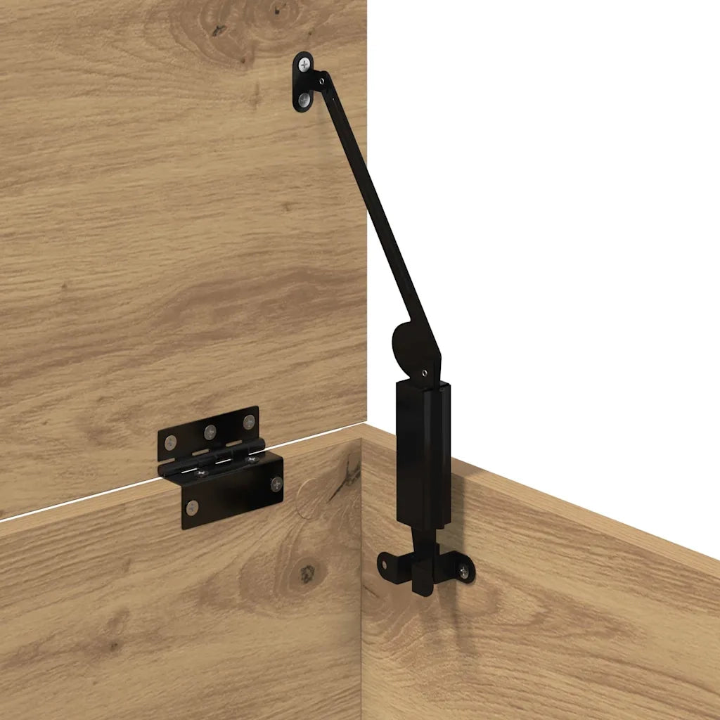 Scatola di Stoccaggio rovere artigianale 100 x 42 x 46 cm CFW1348719