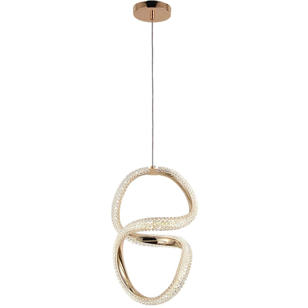 Lampada A Sospensione Led G077-3cpr Gold