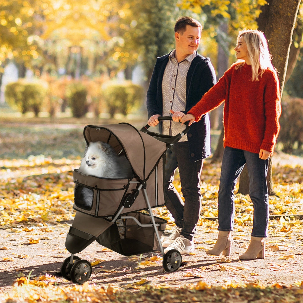 Carrello per animali domestici pieghevole ¨C zephmum ¨C Grigio