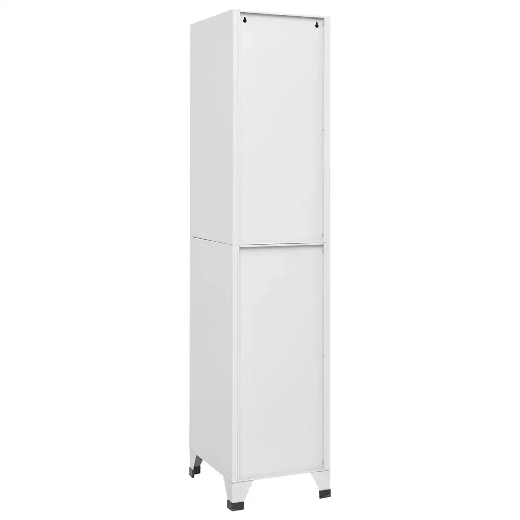 Armadietto a Chiave a 4 Scomparti 38x45x180 cm 244475