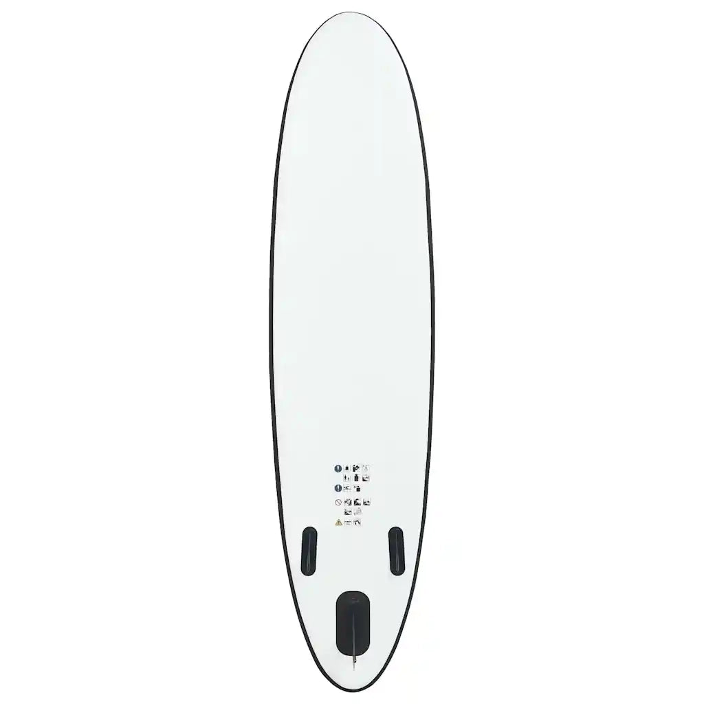 Set Tavola Gonfiabile da SUP Nero e Bianco 92730