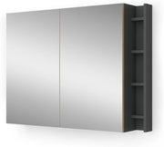 Specchio contenitore bagno Edelin, Artigiano, 100 x 75 cm con ripiani