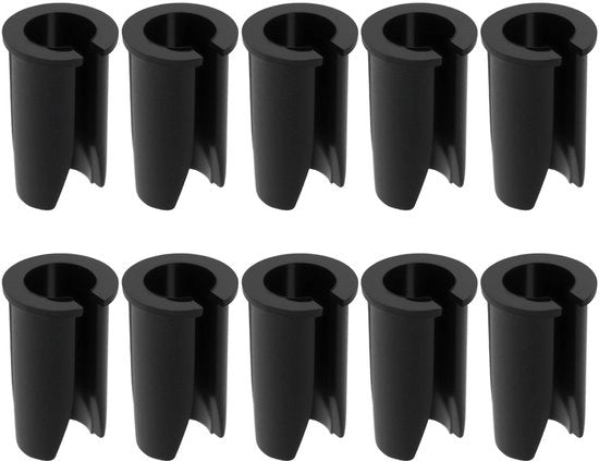 Guida per cavi 14mm - Flessibile per bicicletta - 10 pezzi - Resina resistente - Adatto per fili 4mm/5mm - Flessibile per cavi
