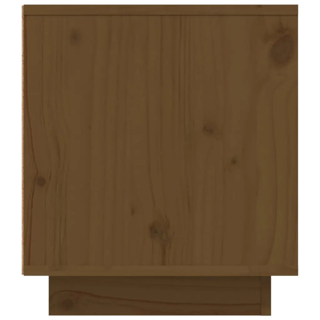 Mobile Porta TV Miele 110x35x40,5 cm in Legno Massello di Pino cod mxl 26423