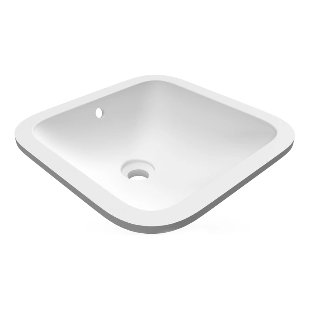 Lavabo sottopiano quadrato Rak Ceramics - Bianco