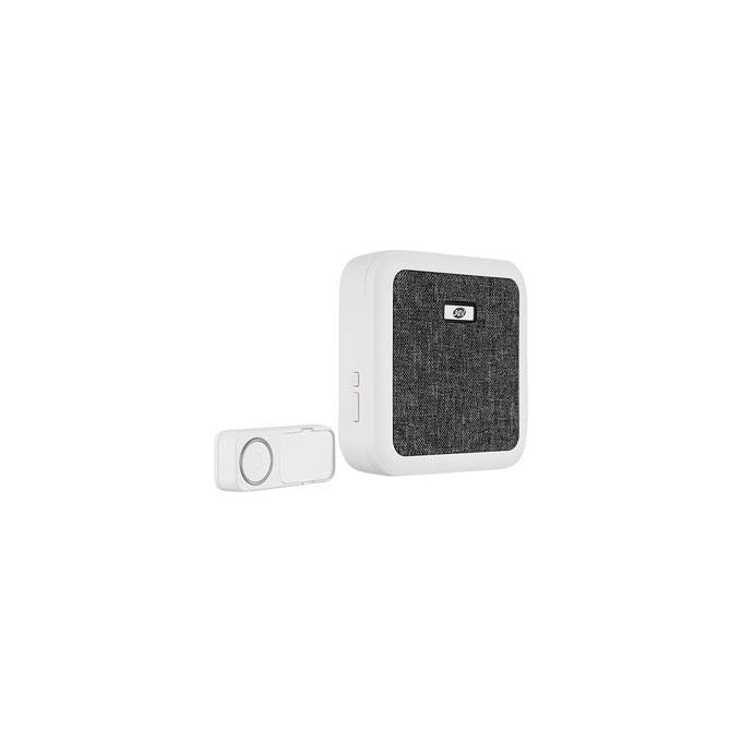 REV 0082610103 Orchestra Campanello Wireless 58 Melodie Portata 150m Alimentazione 230V~ Tasto IP55 colore Bianco
