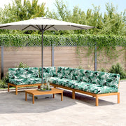 Set Divano Pallet Giardino 5pz con Cuscini Massello Acacia 3209474