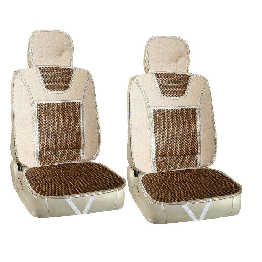 Trade Shop - Coppia Coprisedili Schienale Auto Copri Sedile Estivo Anteriore Cardiff Sc-041 -