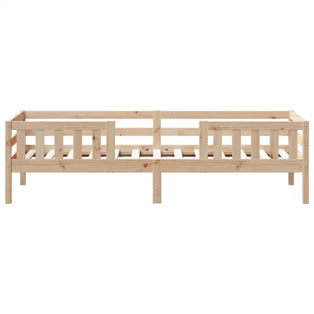 Letto senza Materasso 75x190 cm in Legno Massello Pino