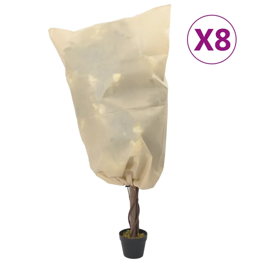 Coperture con Coulisse per Piante 8pz 70 g/mÂ² 0,8x1,2 m