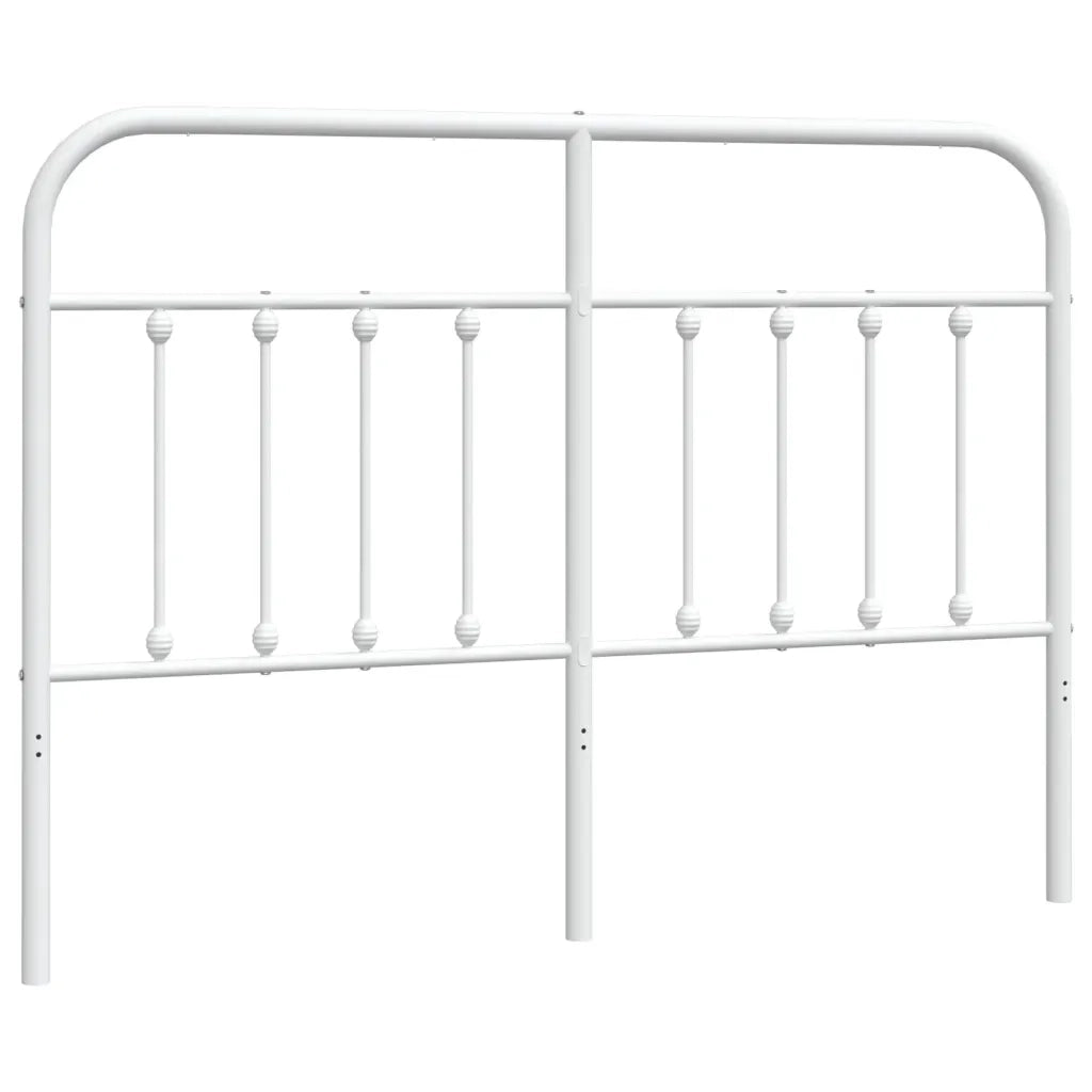 Testiera di Ricambio in Metallo Bianco 135 cm 352659