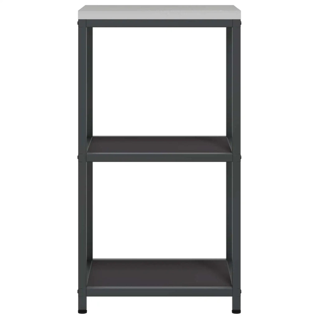 Stoccaggio in cucina Nero 40 x 50 x 92 cm Acciaio 874968